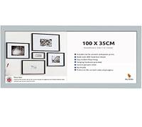 DEALS ON DEAL Panoramic Picture Frame 100cm x 35cm Picture Frames Photo Frames Poster Frame Portrait & Landscape Poster, Photo, Art or Print Frame Ideal for Home or Office Decor (Light Grey)