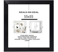 DEALS ON DEAL Picture Poster Frames 55 x 55 cmSturdy Frame Made of Solid Eton Wood with Clear Perspex Front Portrait or Landscape Perfect for Home Decor