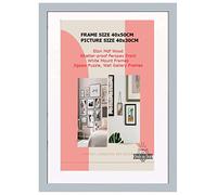 DEALS ON DEAL Poster frames 40x50cm with Mount for 30x40cm | Clear Acrylic Solid Wooden Picture Frames | Jigsaw Puzzle Wall Décor display Horizontally or Vertically