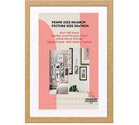 DEALS ON DEAL Poster frames 80x60 with Mount for 50x70 | Clear Acrylic Solid Wooden Picture Frames | Jigsaw Puzzle Wall Décor display Horizontally or Vertically