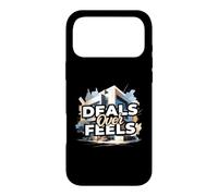 Deals Over Feels Funny Real Estate Agent Broker Case for iPhone 17 Pro Max