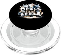 Deals Over Feels Funny Real Estate Agent Broker PopSockets PopGrip for MagSafe
