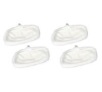 Deals2u365 Steam Mop Pads for Wolf Pro 1500W 5 in 1 & 9 in 1 Steam Cleaner - Pack of 4 (White)