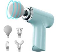 Dealsure Massage Machine for Body Pain - Mini Massage Gun for Deep Tissue, Muscle & Body Pain Relief - Handheld, Battery Powered Massager for Neck, Shoulder, Back, Foot (Multicolor)