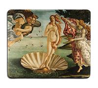 dealzEpic - Art Mousepad - Natural Rubber Mouse Pad with Famous Fine Art Painting of The Birth of Venus by Sandro Botticelli - Stitched Edges - 9.5x7.9 inches