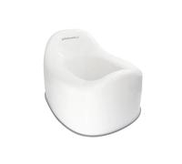 Deambaby First Stage Toddler Potty with Grey Trim - White