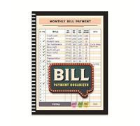 Deamos Bill Payment Checklist, Bill Tracker Notebook & Budget Planner, Bill Payment Tracker Notebook