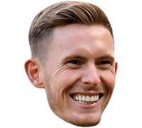 Dean Henderson (Smile) Celebrity Mask, Flat Card Face, Fancy Dress Mask