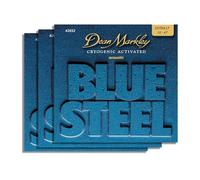 Dean Markley 2032 Blue Steel Acoustic Guitar Strings 10-47 Extra Light Gauge, Cryogenically Processed Steel Guitar Strings for Longer Life, Superior Tone Performance & Tuning Stability - PACK OF 3