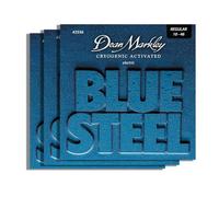 DEAN MARKLEY 2556 Blue Steel Electric Guitar Strings. Cryogenically Treated for Longer Life, Enhanced Performance, and Superior Sound. Made in USA. Gauges 10-46 - PACK OF 3