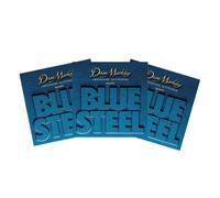 Dean Markley Acoustic Guitar Strings - Blue Steel Acoustic - XL 10-47 - 3 Pack