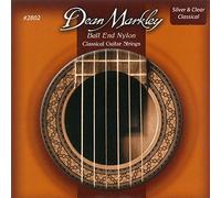 Dean Markley Classical Ball End Nylon Guitar Strings, Master Series 28-42 Silver and Clear Nylon String Guitar with Rich Bass Tone & Smooth Feel, Polished with Finest Grade Nylon Strings, Made in USA