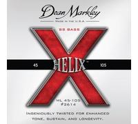 Dean Markley DM-2614-ML 45-105 Medium Light Helix SS Bass Guitar Strings (Pack of 4)