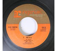 Dean Martin 45 RPM I Will / You're The Reason I'm In Love