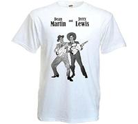 Dean Martin and Jerry Lewis v8 T-Shirt Comedy Duo All(Large)