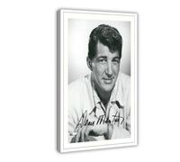 Dean Martin Autograph Poster Canvas Poster Wall Art Decor Print Picture Paintings for Living Room Bedroom Decoration 20x30inch(50x75cm)