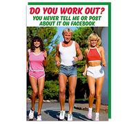 Dean Morris Cards Funny Birthday Card - Cards for Friends - Humour - Do You Work Out