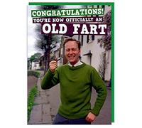 Dean Morris Cards Funny Birthday Card - Male Birthday - Banter - Hilarious - Now and old fart