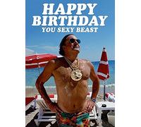 Happy Birthday You Sexy Beast Card