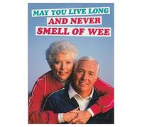 Dean Morris Cards Funny Birthday Card - Rude Birthday Card - Hilarious - Humour - May you live long