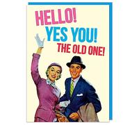 Dean Morris Cards Hello Yes You! - Funny Birthday Card - Banter - Card for Friends Family