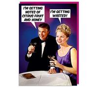 Dean Morris Cards I'm Getting Wasted - Funny Birthday Card - Drinking Humour - Couples Birthday Card