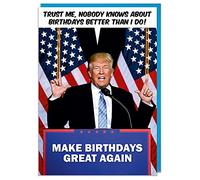 Dean Morris Cards Make Birthdays Great Again - Funny Birthday Card - Donald Trump Birthday Card - American Humour