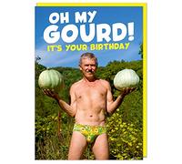 Dean Morris Cards Oh My Gourd - Funny Birthday Card - Funny Card for Friends Family