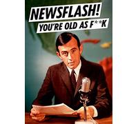 Dean Morris Cards Rude Birthday Card - Banter - Humour - Newsflash