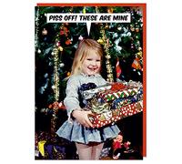 Dean Morris Cards Rude Christmas Card - Cheeky Christmas - Christmas Card for Son Daughter - These are mine