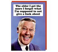 Dean Morris Cards The older I get - Rude Birthday Card for Him Friend Husband - Rude Humour