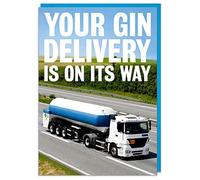 Dean Morris Cards You gin delivery is on it's way - cocktail hour - birthday drinks