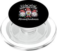 Dean of Academics Gnome Everything Is Fine Funny Christmas PopSockets PopGrip for MagSafe