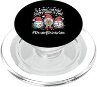 Dean of Discipline Gnome Everything Is Fine Funny Christmas PopSockets PopGrip for MagSafe
