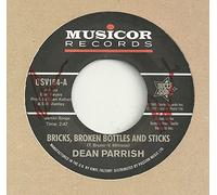 Dean Parrish, J. B. Troy - Bricks, Broken Bottles And Sticks / Live On (SIGNED AUTOGRAPH)-7" 45