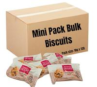 Dean’s Chocolate Chip Shortbread Minis - Bulk Buy Packs120 Individually Wrapped Biscuits All Butter Cookies for Hotels, B&Bs, Offices, Hospitals, Tea Coffee Breaks & Guest Treats