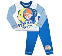 Dean Schoolwear Official Boys Blippi Kids Toddler Children’s Pyjamas Pjs Ages 2 3 4 5 (Cotton-SIZE-3/4 years, Multicoloured)