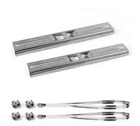 DEANKEJI Universal Vertical Camera Wall Mount, Stainless Ring Camera Mount, 300mm Pipe Clamps with 2 Loops, Pole Mounting Suitable for CCTV Cameras, LED Wall, Solar Panels