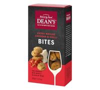 Dean's Extra Mature Cheddar & Chilli Bites - 10 x 100g Bags | Savoury All Butter Cheese Biscuits | Spicy Snack | Sharing Pack