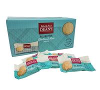 Deans Shortbread Biscuits Individually Wrapped - Bulk Box of 100 Single Packs of Luxury Scottish All Butter Rounds. Multipacks, Ideal For Your Lunchbox, Hotel or B&B. Best Served With Tea Or Coffee.