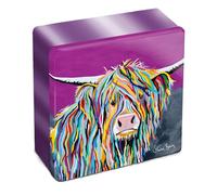 Dean's Steven Brown Angus McCoo Shortbread Rounds - 150g Decorative Tin | All Butter Scottish Shortbread | Collectible