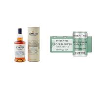 Deanston 12 Year Old Single Malt Scotch Whisky with Fever-Tree Refreshingly Light Elderflower Tonic Water