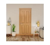 Deanta Bury Pre-Finished Oak Door Size:: 2040 x 826 (32 1/2) x 40mm Bury Pre-Finished Oak Door