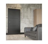 Deanta Camden Black Prefinished Deanta doors: 1981 x 838 (33") x Camden Black Prefinished Door