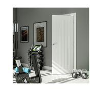 Deanta Ely White Primed Doors Size:: 2040 x 726 (28 1/2) x 40mm Ely White Primed Doors