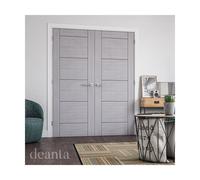 Deanta Montreal Light Grey Ash Door Size:: 1981 x 762 (30") x 35m Montreal Light Grey Ash Door