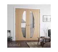 Deanta Ravello Prefinished Oak Glazed Door Deanta doors: 1981 x 686 (2 Ravello Prefinished Oak 1 Lite Glazed Door
