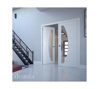 Deanta Ravello White Primed Glazed Deanta doors: 1981 x 610 (24") Ravello White Primed Glazed Door