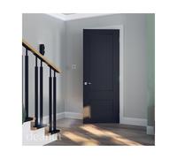 Deanta Sandringham Black Prefinished Size:: 1981 x 762 (30") x 44 Sandringham Black Prefinished Door