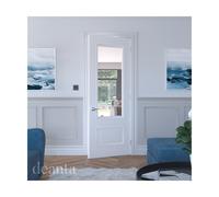 Deanta Sandringham White Primed Bevelled Glaze Size:: 1981 x 838 (33&q Sandringham White Primed Bevelled Glaze Door